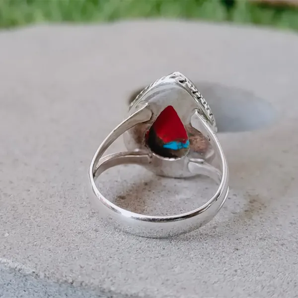 Silver_&_Blue_Sterling_Silver_925_Premium_&_Elegant_Boho_Ring_For_Girls_&_Women