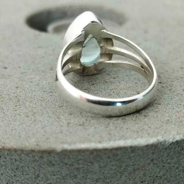Silver_&_Aqua_Blue_Sterling_Silver_925_Premium_&_Elegant_Handmade_Ring_For_Girls_&_Women