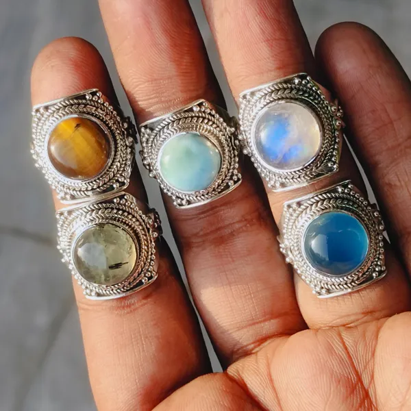 Silver_&_Varies_By_Choice_Sterling_Silver_925_Premium_&_Elegant_Boho_Ring_For_Girls_&_Women