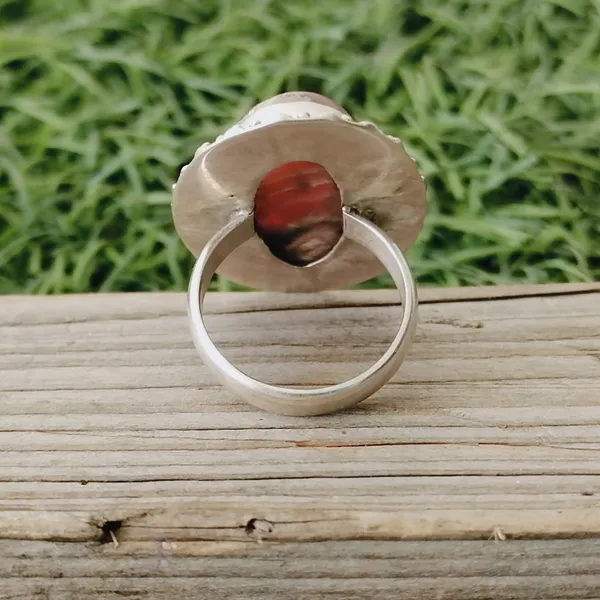 Silver_&_Pink_Sterling_Silver_925_Premium_&_Elegant_Boho_Ring_For_Girls_&_Women