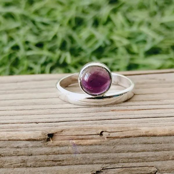Silver_&_Pink_Sterling_Silver_925_Premium_&_Elegant_Boho_Ring_For_Girls_&_Women