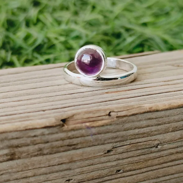 Silver_&_Pink_Sterling_Silver_925_Premium_&_Elegant_Boho_Ring_For_Girls_&_Women