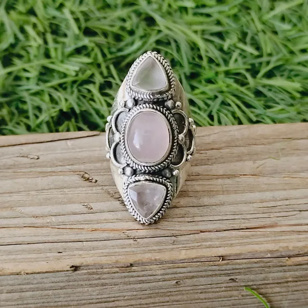 Silver_&_Pink_Sterling_Silver_925_Premium_&_Elegant_Designer_Ring_For_Girls_&_Women