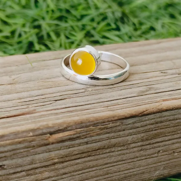 Silver_&_Yellow_Sterling_Silver_925_Premium_&_Elegant_Boho_Ring_For_Girls_&_Women