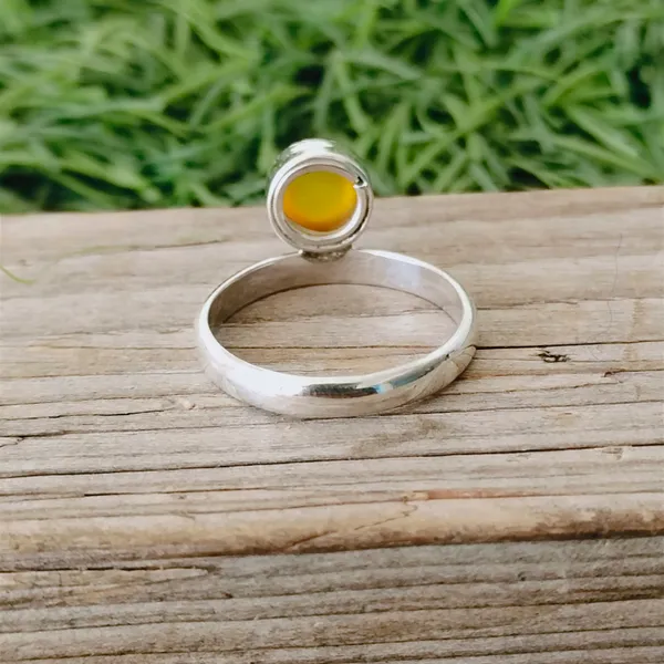 Silver_&_Yellow_Sterling_Silver_925_Premium_&_Elegant_Boho_Ring_For_Girls_&_Women