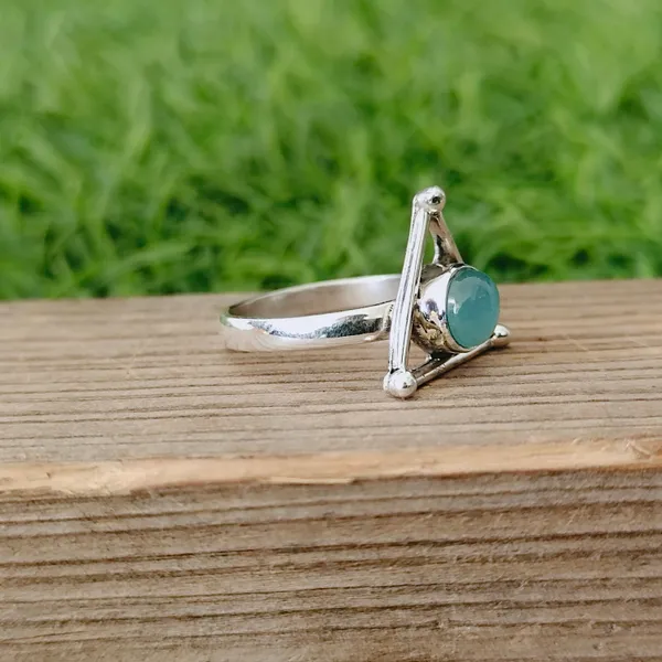 Silver_&_Blue_Sterling_Silver_925_Premium_&_Elegant_Boho_Ring_For_Girls_&_Women