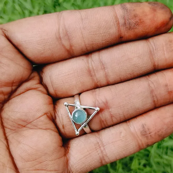 Silver_&_Blue_Sterling_Silver_925_Premium_&_Elegant_Boho_Ring_For_Girls_&_Women
