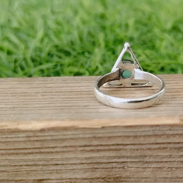 Silver_&_Blue_Sterling_Silver_925_Premium_&_Elegant_Boho_Ring_For_Girls_&_Women