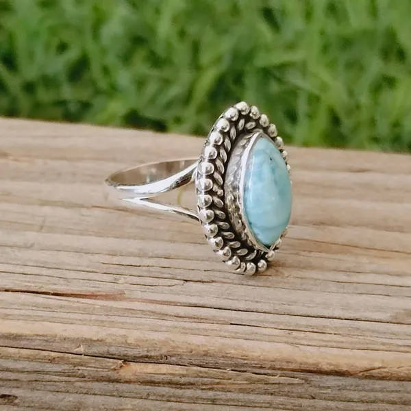 Silver_&_Sky_Blue_Sterling_Silver_925_Premium_&_Elegant_Boho_Ring_For_Girls_&_Women