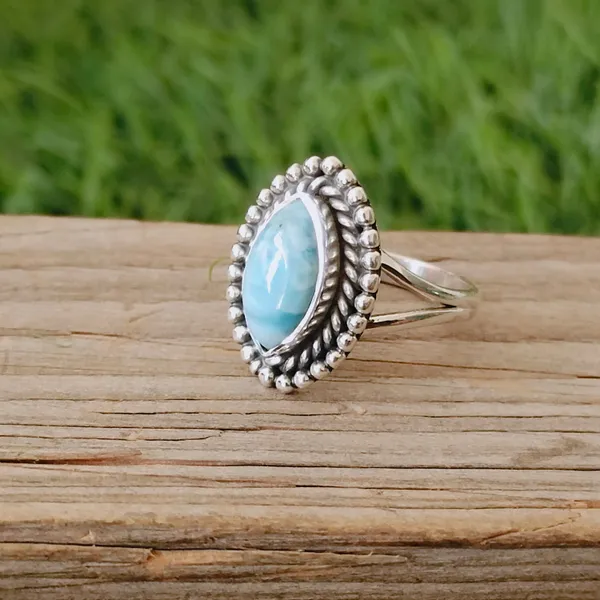 Silver_&_Sky_Blue_Sterling_Silver_925_Premium_&_Elegant_Boho_Ring_For_Girls_&_Women