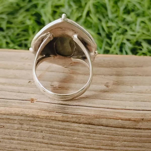 Silver_&_Blue_&_Grey_Sterling_Silver_925_Premium_&_Elegant_Boho_Ring_For_Girls_&_Women