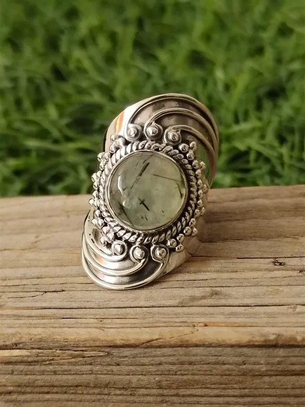 Silver_&_Rose_Pink_Sterling_Silver_925_Premium_&_Elegant_Statement_Ring_For_Girls_&_Women