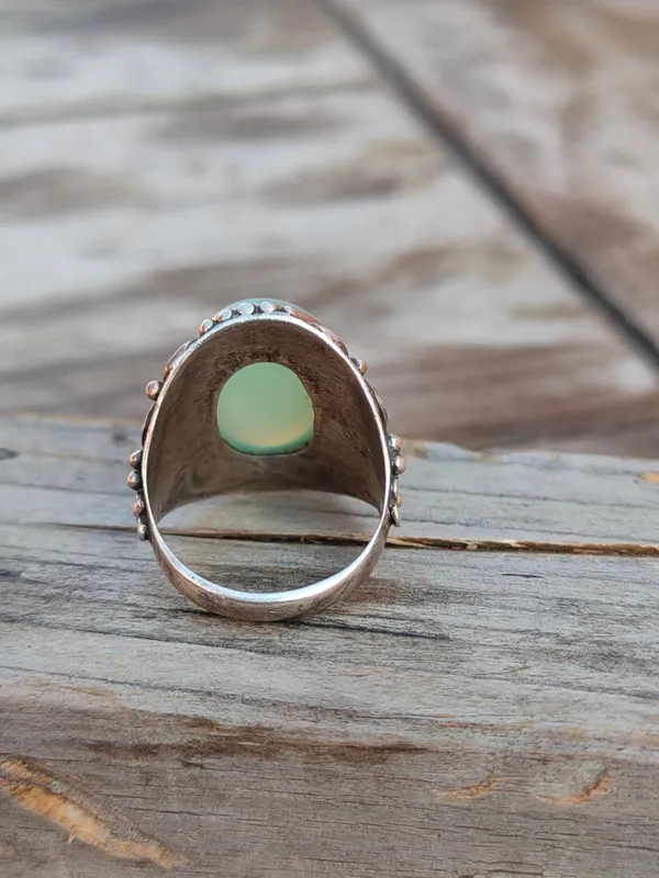 Silver_&_Blue_Sterling_Silver_925_Premium_&_Elegant_Boho_Ring_For_Girls_&_Women