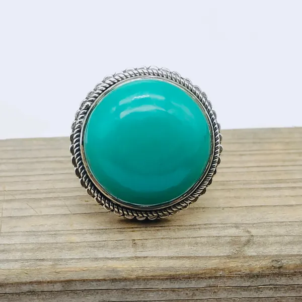 Silver_&_Green_Sterling_Silver_925_Premium_&_Elegant_Boho_Ring_For_Girls_&_Women