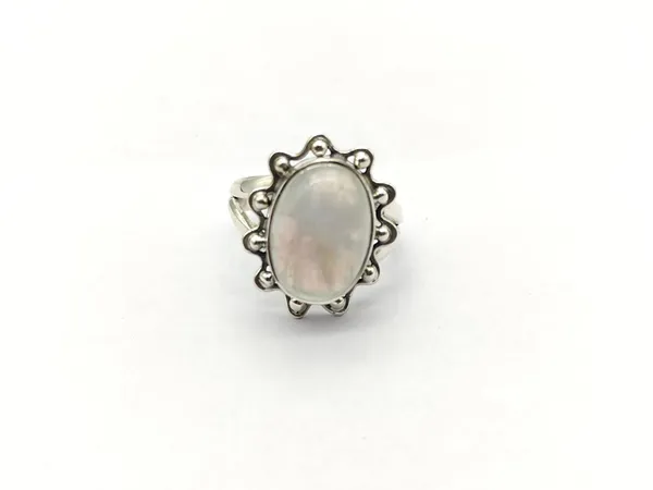 Silver_&_White_With_Blue_Sterling_Silver_925_Premium_&_Elegant_Boho_Ring_For_Girls_&_Women