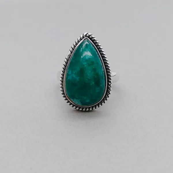 Silver_&_Green_Sterling_Silver_925_Premium_&_Elegant_Boho_Ring_For_Girls_&_Women