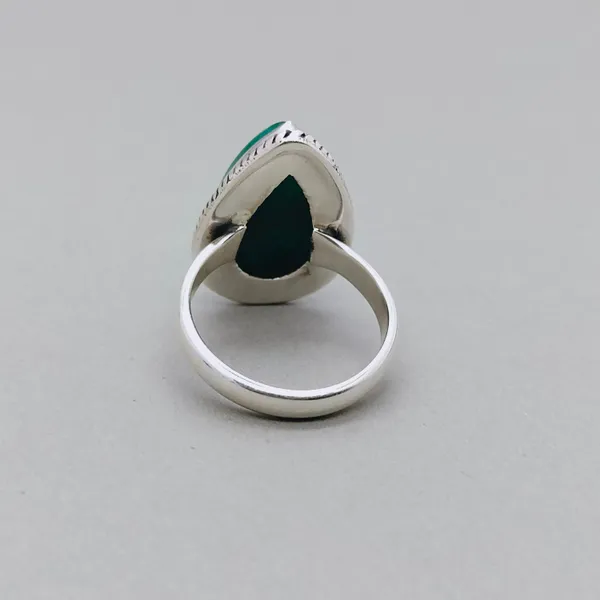Silver_&_Green_Sterling_Silver_925_Premium_&_Elegant_Boho_Ring_For_Girls_&_Women