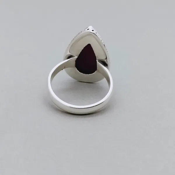 Silver_&_Red_Sterling_Silver_925_Premium_&_Elegant_Boho_Ring_For_Girls_&_Women