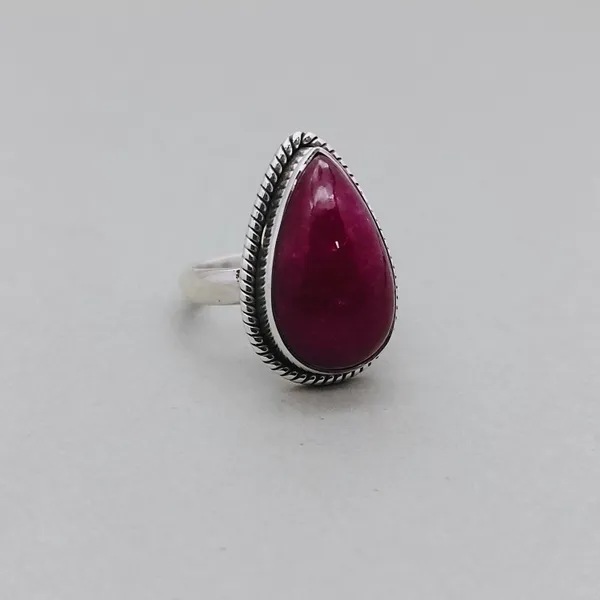 Silver_&_Red_Sterling_Silver_925_Premium_&_Elegant_Boho_Ring_For_Girls_&_Women