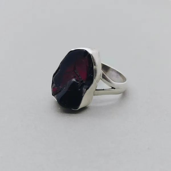 Silver_&_Red_Sterling_Silver_925_Premium_&_Elegant_Boho_Ring_For_Girls_&_Women