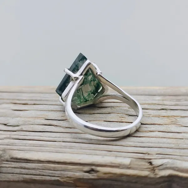Silver_&_Green_Sterling_Silver_925_Premium_&_Elegant_Boho_Ring_For_Girls_&_Women
