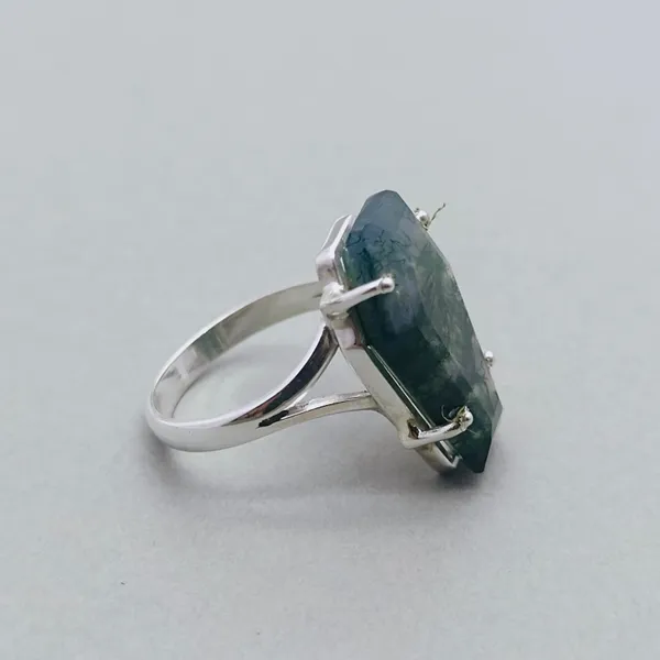Silver_&_Green_Sterling_Silver_925_Premium_&_Elegant_Boho_Ring_For_Girls_&_Women