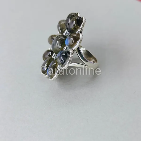 Silver_&_Blue_Sterling_Silver_925_Premium_&_Elegant_Boho_Ring_For_Girls_&_Women