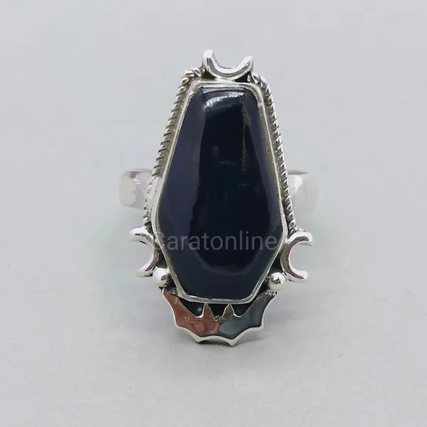Silver_&_Black_Sterling_Silver_925_Premium_&_Elegant_Boho_Ring_For_Girls_&_Women