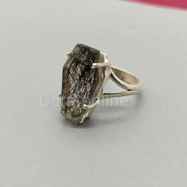 Silver_&_Black_Sterling_Silver_925_Premium_&_Elegant_Designer_Ring_For_Girls_&_Women