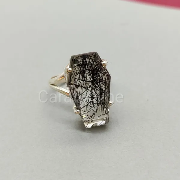 Silver_&_Black_Sterling_Silver_925_Premium_&_Elegant_Designer_Ring_For_Girls_&_Women