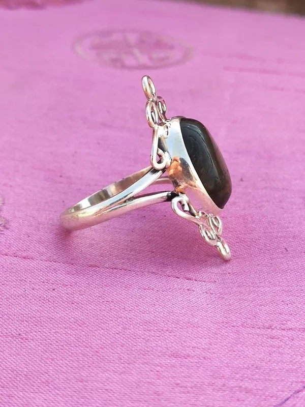 Silver_&_Grey_Sterling_Silver_925_Premium_&_Elegant_Boho_Ring_For_Girls_&_Women