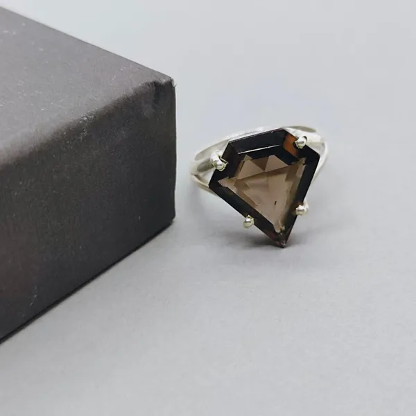 Silver_&_Brown_Sterling_Silver_925_Premium_&_Elegant_Minimal_Ring_For_Girls_&_Women