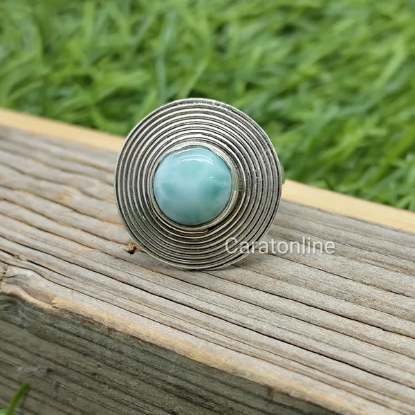 Silver_&_Skyblue_Sterling_Silver_925_Premium_&_Elegant_Designer_Ring_For_Girls_&_Women