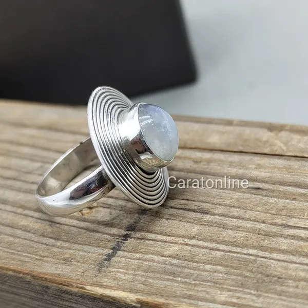 Silver_&_Multicolor_White_Sterling_Silver_925_Premium_&_Elegant_Boho_Ring_For_Girls_&_Women