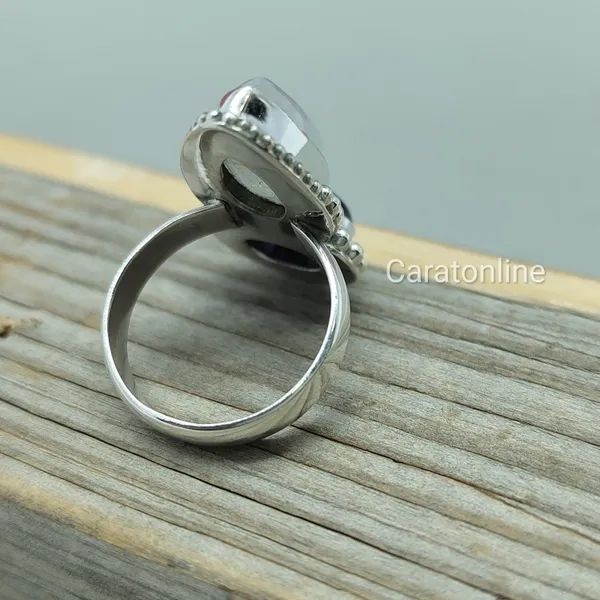 Silver_&_Multicolor_&_Purple_Sterling_Silver_925_Premium_&_Elegant_Handmade_Ring_For_Girls_&_Women