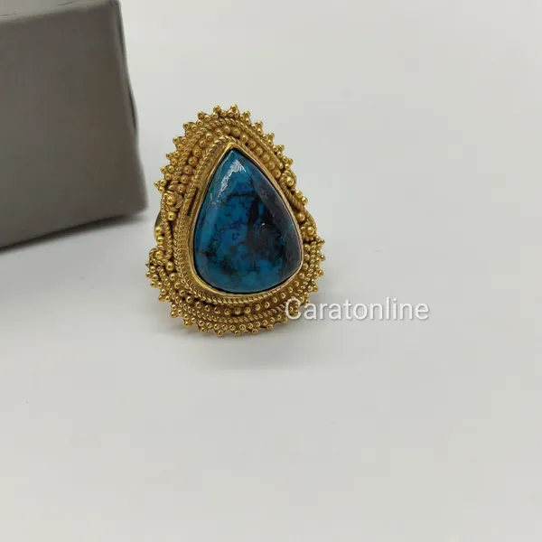 Silver_&_Green_&_Brown_Sterling_Silver_925_Premium_&_Elegant_Boho_Ring_For_Girls_&_Women