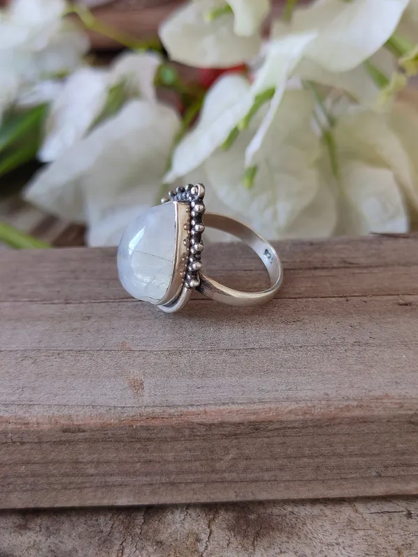 Silver_&_White_With_Blue_Sterling_Silver_925_Premium_&_Elegant_Boho_Ring_For_Girls_&_Women