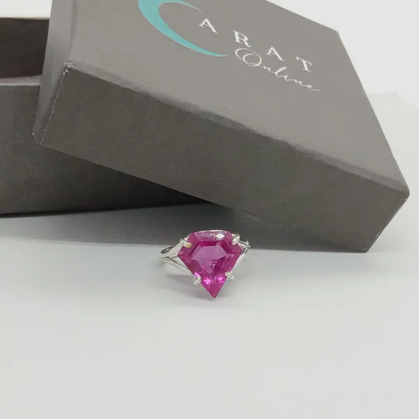Silver_&_Pink_Sterling_Silver_925_Premium_&_Elegant_Boho_Ring_For_Girls_&_Women