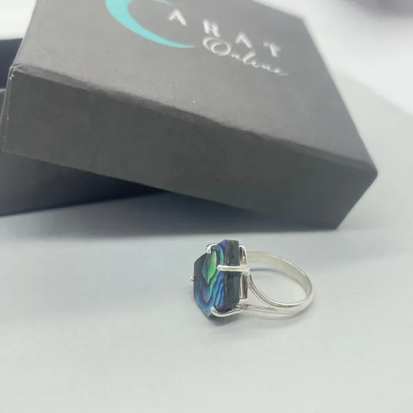 Silver_&_Multicolor_Sterling_Silver_925_Premium_&_Elegant_Boho_Ring_For_Girls_&_Women