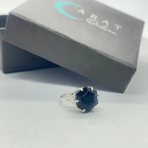 Silver_&_Black_Sterling_Silver_925_Premium_&_Elegant_Boho_Ring_For_Girls_&_Women