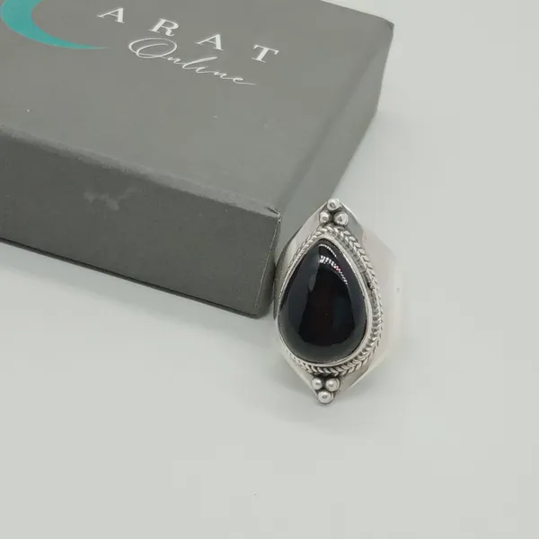Silver_&_Black_Sterling_Silver_925_Premium_&_Elegant_Boho_Ring_For_Girls_&_Women