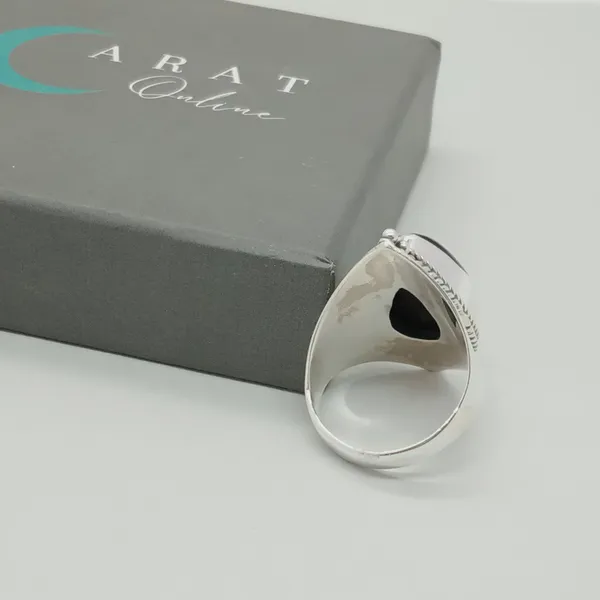 Silver_&_Black_Sterling_Silver_925_Premium_&_Elegant_Boho_Ring_For_Girls_&_Women