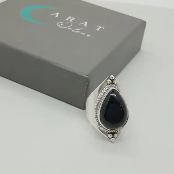 Silver_&_Black_Sterling_Silver_925_Premium_&_Elegant_Boho_Ring_For_Girls_&_Women