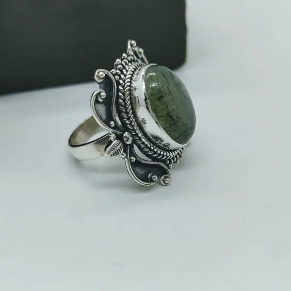 Silver_&_Little_Green_Sterling_Silver_925_Premium_&_Elegant_Handmade_Ring_For_Girls_&_Women