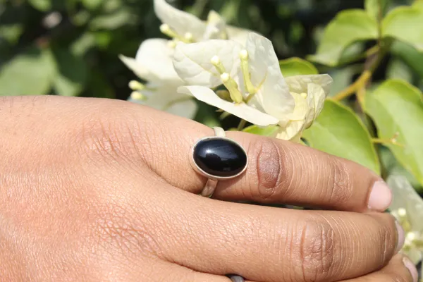 Silver_&_Black_Sterling_Silver_925_Premium_&_Elegant_Boho_Ring_For_Girls_&_Women