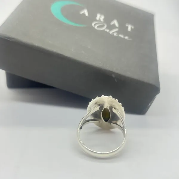 Silver_&_Blue_Sterling_Silver_925_Premium_&_Elegant_Boho_Ring_For_Girls_&_Women