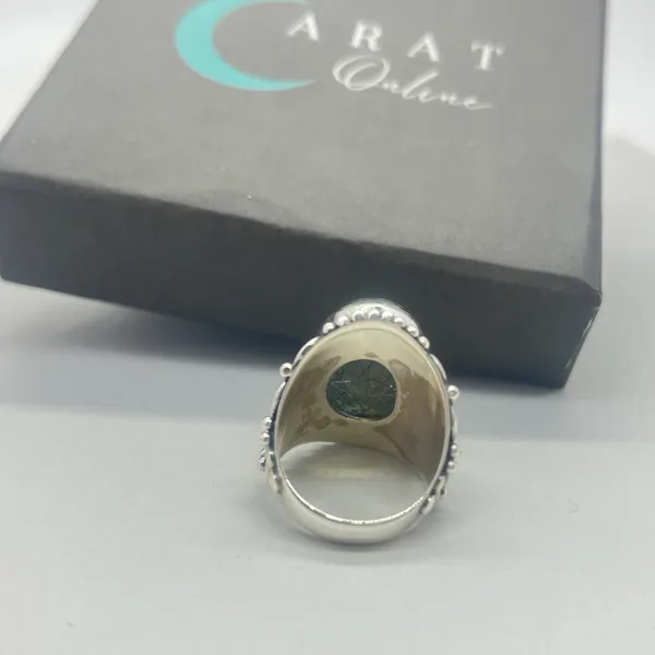Silver_&_Black_Sterling_Silver_925_Premium_&_Elegant_Boho_Ring_For_Girls_&_Women