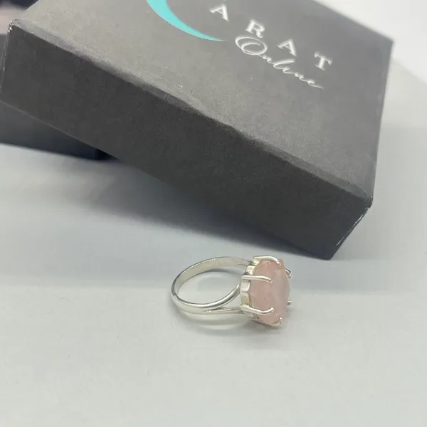 Silver_&_Pink_Sterling_Silver_925_Premium_&_Elegant_Minimal_Ring_For_Girls_&_Women