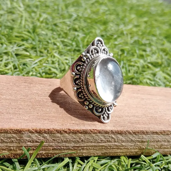 Silver_&_Rose_Pink_Sterling_Silver_925_Premium_&_Elegant_Boho_Ring_For_Girls_&_Women