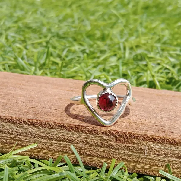 Silver_&_Red_Sterling_Silver_925_Premium_&_Elegant_Boho_Ring_For_Girls_&_Women